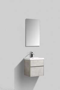 Мебель для ванной комнаты BelBagno PIETRA MINI-500AS-2C-SO-SCM, Stucco Cemento