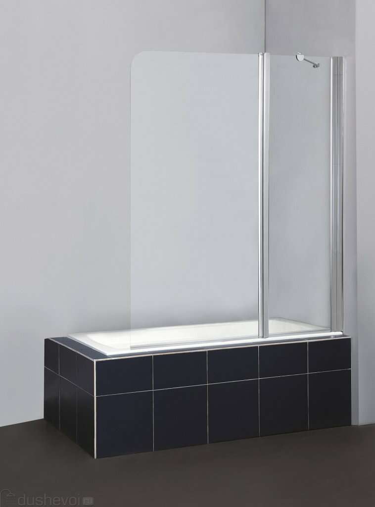 Шторка для ванны BelBagno Sela SELA-V-11-120/140-C-Cr прозрачное стекло 152732