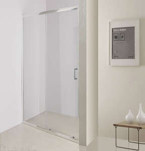 Душевая дверь BelBagno Uno 100 см прозрачное стекло профиль хром