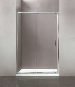 Душевая дверь BelBagno Uno 155 см прозрачное стекло профиль хром