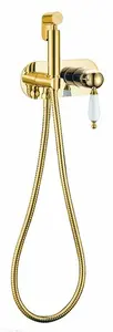 Гигиенический душ со смесителем Boheme Imperiale 425 золото