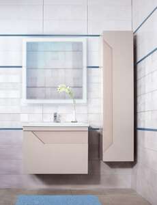 Мебель для ванной комнаты Бриклаер Брайтон 70 серый глиняный