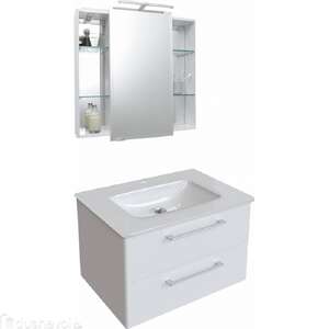 Мебель для ванной комнаты Caprigo Аккорд 65 см белый с выбором отделки