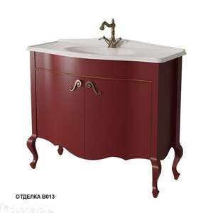 Мебель для ванной комнаты Caprigo Bourget 100 см с двумя дверьми с выбором отделки