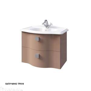 Мебель для ванной комнаты Caprigo Nokturn 70 см 2 ящика c выбором отделки
