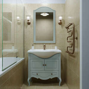 Мебель для ванной комнаты Caprigo Verona H 80 см  2 двери + 1 ящик с выбором отделки