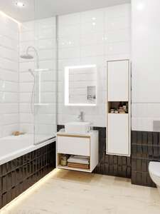 Мебель для ванной комнаты Cersanit Louna 60 SP-SZ-LOU60-BL/Wh