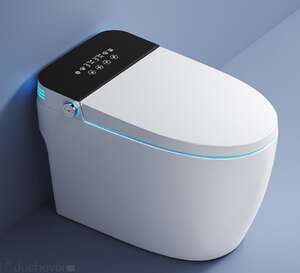 Унитаз приставной электронный Ceruttispa Ezio Smart CT11168 Tornado, безободковый, с сиденьем микролифт, белый