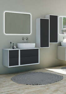 Мебель для ванной комнаты Cezares Bellagio 100 см Grafite