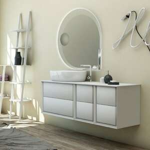 Мебель для ванной комнаты Cezares Bellagio 140 см Bianco Opaco