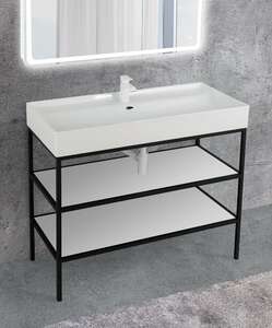 Мебель для ванной комнаты Cezares Cadro напольная, 120 см, двухъярусная