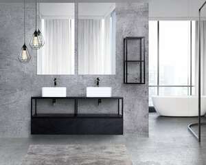 Мебель для ванной комнаты Cezares Cadro подвесная, 140 см, одноярусная