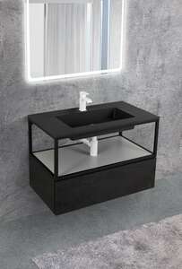 Мебель для ванной комнаты Cezares Cadro подвесная, 80 см, одноярусная