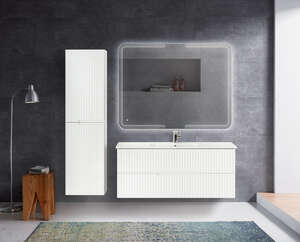 Мебель для ванной комнаты Cezares Duet 120 Bianco Lucido