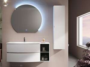 Мебель для ванной комнаты Cezares Elettra 75 см подвесная, белая