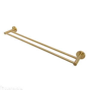 Полотенцедержатель двойной Cezares RELAX RELAX-THD-65-BORO брашированное золото