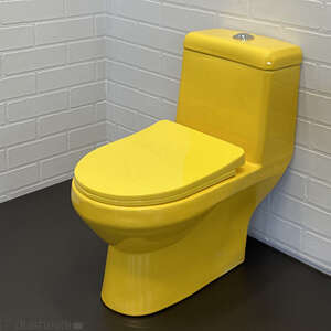 Детский унитаз-моноблок Comforty 2311Y жёлтый с сиденьем микролифт