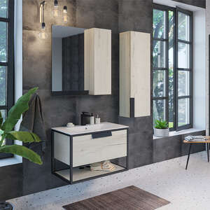 Мебель для ванной комнаты Comforty Бонн 00-00008475 75 см, подвесная, белая