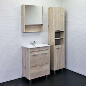 Мебель для ванной комнаты Comforty Марио 00-00005206 61 см, напольная, белая