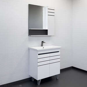 Мебель для ванных комнат Comforty Нарва 70 белый матовый