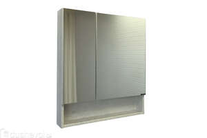Зеркальный шкаф Comforty Никосия 00-00006163 70 см, белый