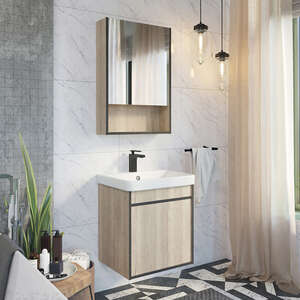 Мебель для ванной комнаты Comforty Вена 00-00008928 55 см, подвесная, белая
