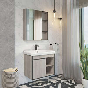Мебель для ванной комнаты Comforty Вена 00-00008929 70 см, подвесная, белая