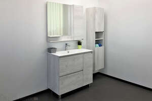 Мебель для ванной комнаты Comforty Верона 00-00001972 90 см, напольная, белая
