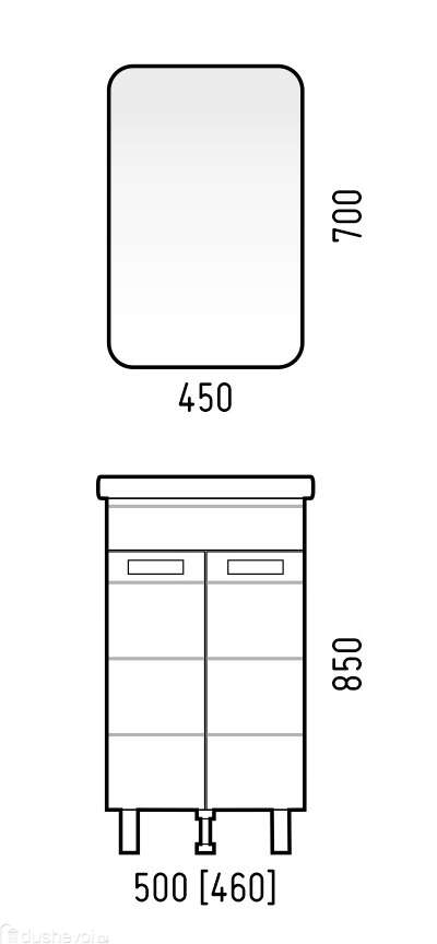 Мебель для ванной dwg