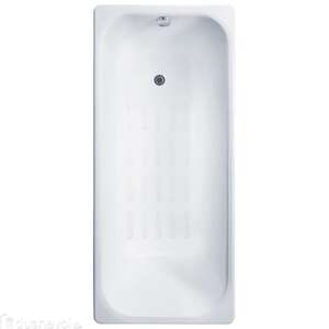 Чугунная ванна Delice Aurora 160x75 DLR230604-AS с антискользящим покрытием, белая