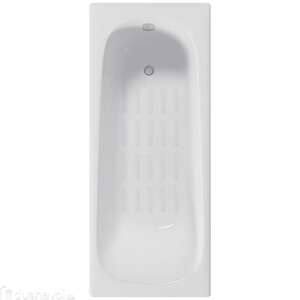 Чугунная ванна Delice Continental 150x70 DLR230612-AS с антискользящим покрытием, белая