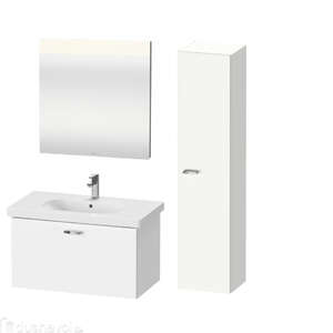Мебель для ванных комнат Duravit XBase 80, 1 ящик, белый матовый, подвесная