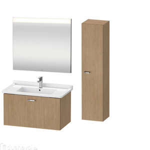 Мебель для ванной комнаты Duravit XBase 80, 1 ящик, европейский дуб XB6036, подвесная