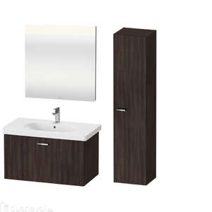Мебель для ванных комнат Duravit XBase 80, 1 ящик, графит матовый, подвесная