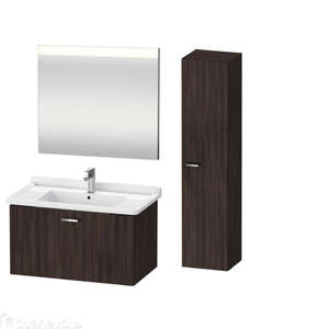 Мебель для ванной комнаты Duravit XBase 80, 1 ящик, каштан XB6036, подвесная