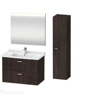 Мебель для ванных комнат Duravit XBase 80 2 ящика, каштан XB6186, подвесная
