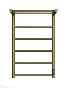 Полотенцесушитель электрический Двин Fj neo 80x50 4657795054440 состаренная бронза матовая