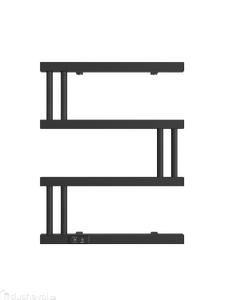 Полотенцесушитель электрический Двин M plaza neo 60x50 4657771771231 черный матовый