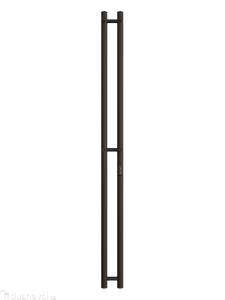 Полотенцесушитель электрический Двин X-2 neo 160x8 4657801240058 черный матовый