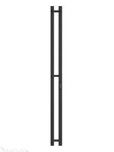 Полотенцесушитель электрический Двин X-2 plaza neo 160x8 4657801241154 черный матовый