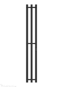 Полотенцесушитель электрический Двин X-3 plaza neo 160x12 4657801241512 черный матовый