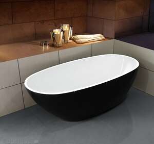 Акриловая ванна Esbano Sophia black 170x85