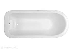 Ванна из литьевого мрамора Эстет Царская 170x73 ФР-00014393 silk белая