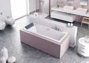 Акриловая ванна Excellent Pryzmat Slim 180x80
