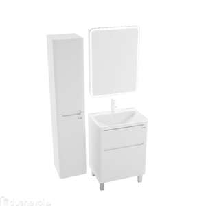 Мебель для ванной комнаты Grossman Адель 60 напольная, 2 ящика, белая