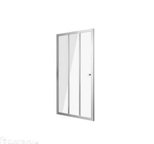Душевая дверь Grossman Falcon 100х190 GR-D100Fa раздвижная, стекло прозрачное, профиль хром