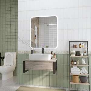 Мебель для ванной комнаты Grossman Фарго 60 см бетон пайн