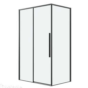 Душевой уголок Grossman Galaxy 110x70 120.K33.01.1170.21.00 без поддона, стекло прозрачное, профиль черный матовый