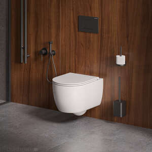 Подвесной унитаз Grossman Торнадо GR-4415SQ безободковый, с сиденьем микролифт,белый