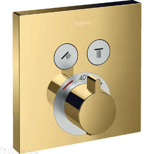 Термостат для душа Hansgrohe ShowerSelect 15763990
 золото